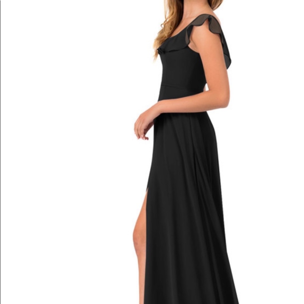 Azazie Jinny Black dress